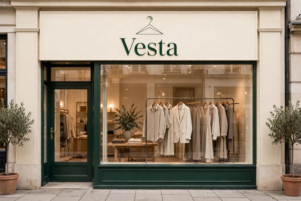 Vidriera de Vesta